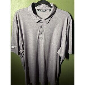 Travis Mathew Polo Shirt Men's  Purple Short Sleeve Golf Casual Sz. XXL